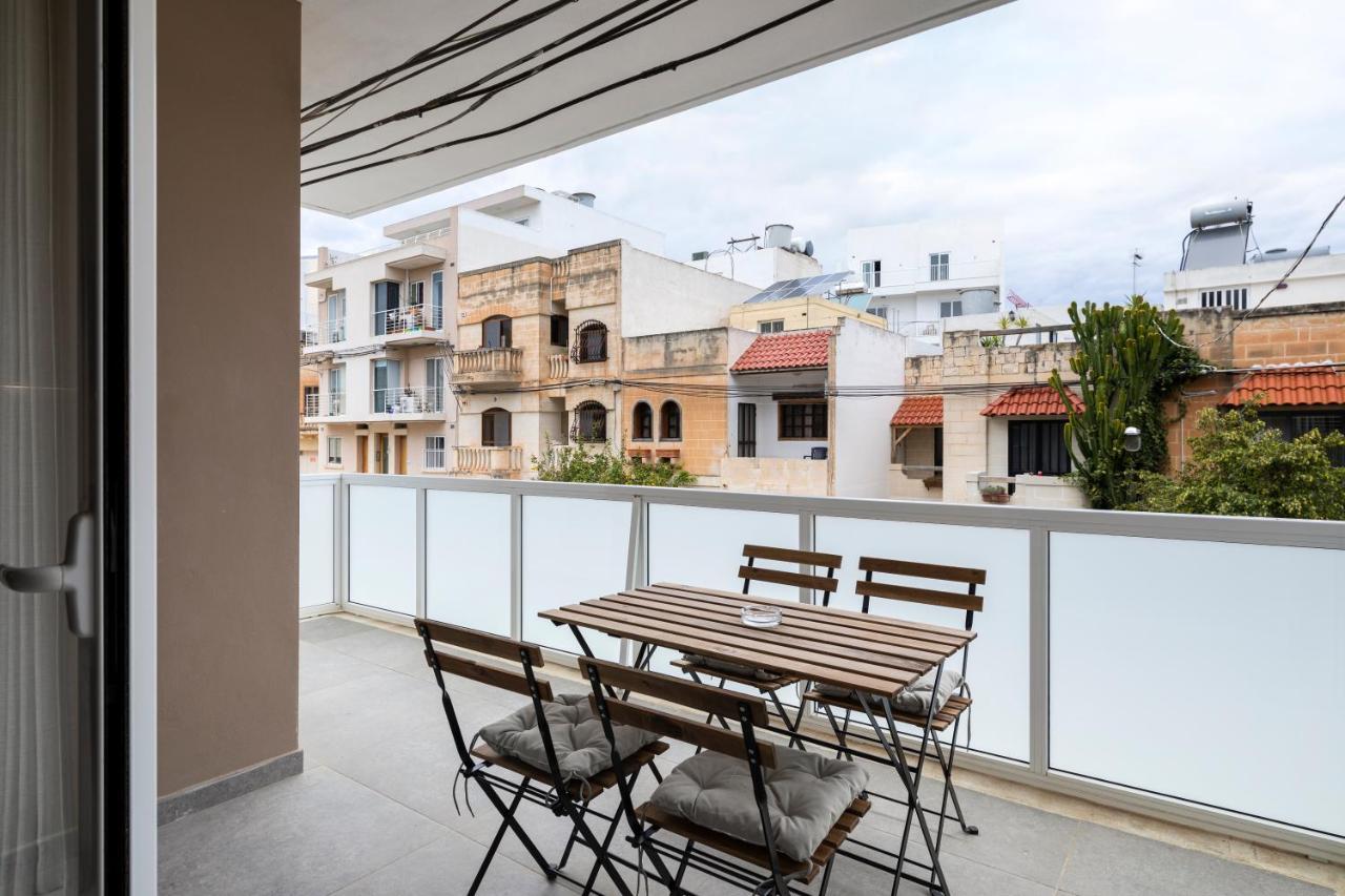 Modern 3Br Stylish Apartment With Large Balcony - Close To St Julians And St Georges Bay Is-Swieqi Exteriér fotografie